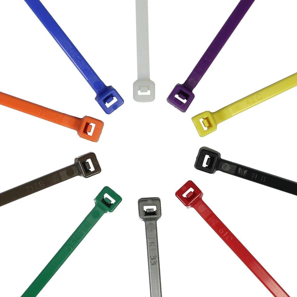 LUMONIC 100x Kabelbinder 300 x 4,8mm 22,2kg PA6.6 Polyamid Industriequalität