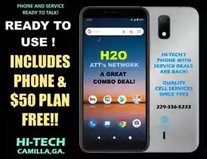 Calypso2 SMARTPHONE 😎 PHONE WITH $50 SERVICE FREE ! ✅ H2O UNLIMITED PLAN ✅ - Picture 1 of 2
