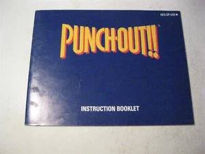 Punch-out Nintendo NES instruction manual only  - Picture 1 of 2