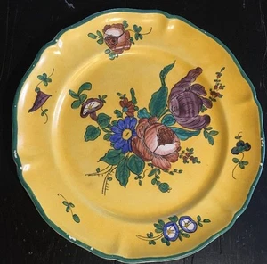 Antique Stunning Hand Painted French Faience Flowers Villeroy & Boch* - Picture 1 of 12