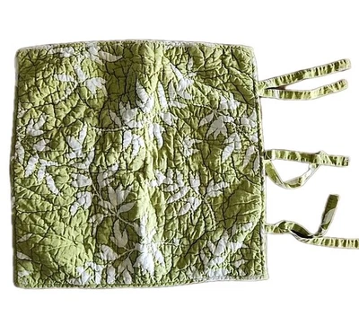 1- POTTERY BARN Acolchado Euro Sham 24" Verde Lima + Blanco FERN Lino/Algodón Foto 1 de 4