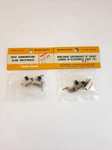 Vtg Radio Shack Archer SPST Subminiature Slide Switches - Picture 1 of 7