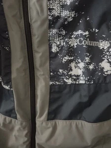 Youth SM Columbia SportsZipp Inner-Puffy Jacket, 100% Poly Nylon Winter Hooded - Picture 1 of 14