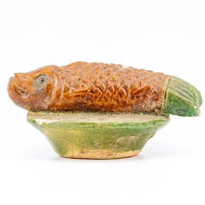 Antique Chinese Tang Dynasty Ceramic Sancai Glaze Miniature Ceramic Early Period - Image 1 of 4