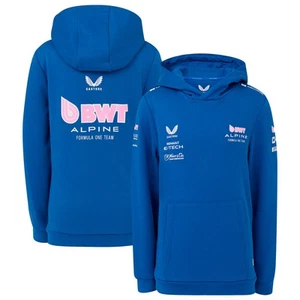 Youth Castore Blue Alpine 2025 Team Wear Pullover Hoodie - Picture 1 of 3