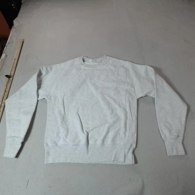 Винтажный чемпион обратный плетение толстовка мужской маленький серый Crewneck пуловер GF70 - Изображение 1 из 4