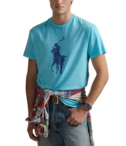 POLO RALPH LAUREN HERREN S/S T-SHIRT~XXL~BLAU~NEU MIT ETIKETT - Bild 1 von 2