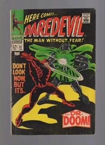 Daredevil #37 - Doctor Doom Appearance - Marvel Comics 1968 - Lower Grade Minus - Picture 1 of 2