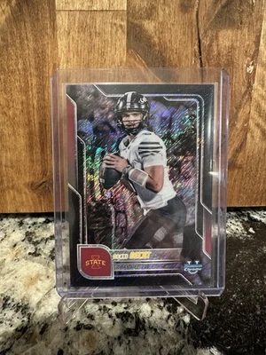 2025 Bowman Chrome U Rocco Becht Black Shimmer Refractor #/10 - Image 1 of 3