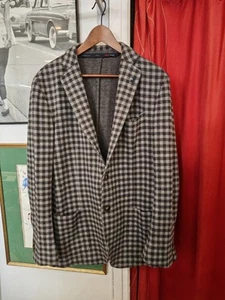 Tombolini 700€ Men' Blazer Jacket Wool & Cotton Size EU 54 ( XL ) Made in Italy - Picture 1 of 17