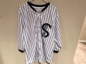 JOHN CUSACK “Eight Men Out” AUTOGRAPHED Black White Sox Jersey. PSA/DNA - Picture 1 of 6