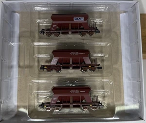 Jägerndorfer N 66305 Schüttgutwagen 3-tlg. RAG Ep.IV-V Set 2 gebraucht & OVP - Picture 1 of 8