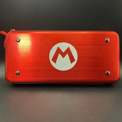 HORI Hard Carrying Case: Mario Edition for Nintendo Switch Aluminum Metal Red - Image 1 of 4