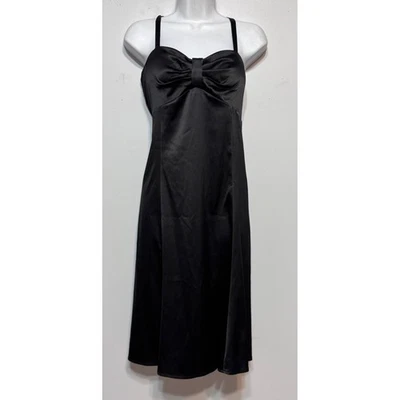 Madison Leigh Y2K Fairy Grunge Satin Babydoll Dress Size 12 Coquette Retro Glam - Image 1 of 4