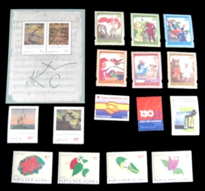 Postfrisch Briefmarken Lot 1996 Ausgaben für Slowenien Polen Litauen Papua Neuguinea Andorra - Bild 1 von 5