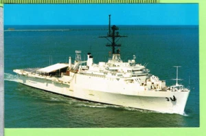 USS La Salle AGF 3 Farbbild Postkarte unbenutzt #1 - Bild 1 von 1