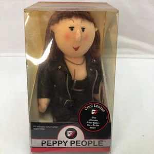 VINTAGE PEPPY PEOPLE COOL LOUISSE THE ULTIMATE BIKER BABE PLUSH NEW 1998 - Picture 1 of 8