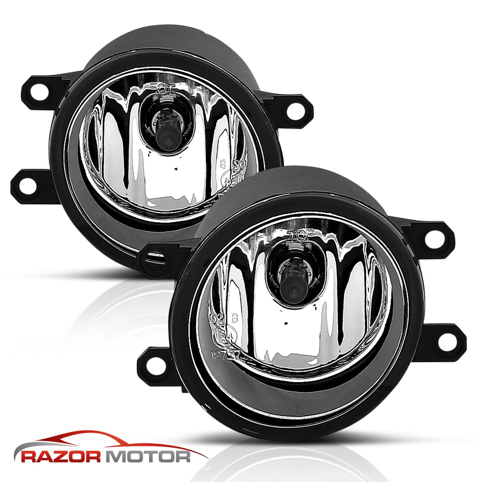 [玻璃镜头]适用于 2018 年丰田 C-HR CHR 防撞雾灯套装带电线套件 — 第 1/4 张图片