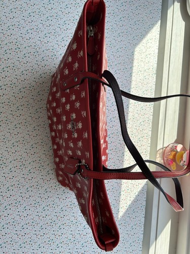 Borsa COACH City con Mistica Stampa Floreale Arancione Sbiadito Blush Multi