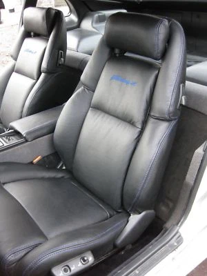 for Nissan 300ZX / Z32 (1990-1999) Leather Replacement Black Seat Covers - Image 1 of 4