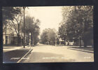 Rppc Evansville Wisconsin Downtown Street Scene Vintage Real Photo Postcard