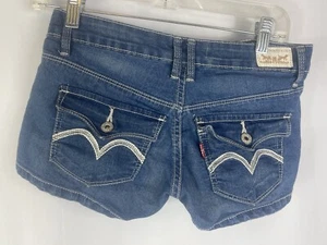 Levis Vintage Cuffed Shorty Shorts Size 0 EUC - Picture 1 of 5