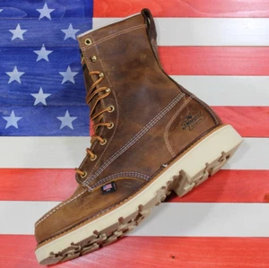 Thorogood 8" American Heritage MOC Steel Toe Boot [804-4378] MADE IN USA Fact2nd - Picture 1 of 13