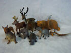 Assorted Animal Action Figures Platypus Deer Wolf Horse Beaver 3"-6" Toy Mammals