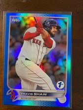 2022 Topps Series 1 - Travis Shaw 1st Edition Blue Foil #88 - /5 Boston Red Sox
