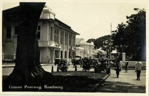 Postal RPPC Groote Postweg (1920) Indonesia, JAVA BANDUNG, Groote Postweg (1920s) - Imagen 1 de 2