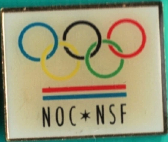 Редкий недатированный значок олимпийской команды Нидерландов NOC - Изображение 1 из 1