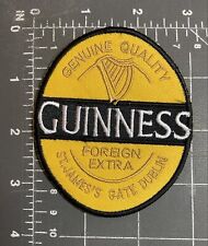 NEW 2 1/2 X 3" GUINNESS FOREIGH EXTRA BEER IRON ON PATCH FREE SHIP P1