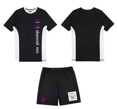 Shoyoroll Batch #151: 24 Americana Rash Guard SS with Short - Image 1 of 4