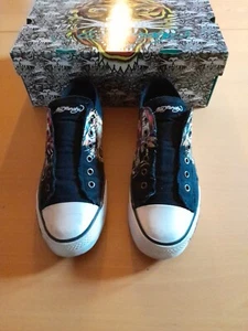 ED Hardy Sneaker 195 SLR Shoes Gr.42 Black in OVP - Bild 1 von 7