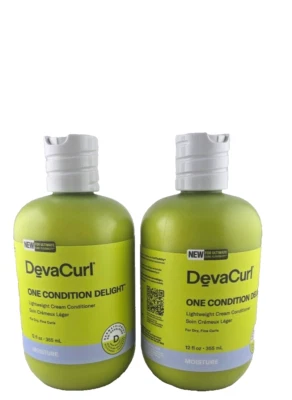 2pc DevaCurl One Condition Delight LightWeight Cream Conditioner 12 oz - Image 1 of 2