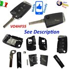Shell Case Cover Key Blank VO4HF55 FLIP 3 Buttons FOR VW MK 7 GOLF SEAT FOR SKOD