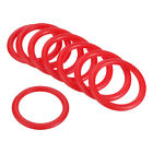 12pcs 4cm ID Plastic Carnival Ringtoss Rings Hoop Party Favor Game Booth, Red