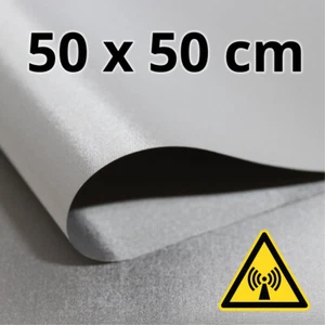 Abschirmgewebe Metall CW1 – Handy Strahlung, Elektrosmog, Strahlenschutz (50x50) - Bild 1 von 5