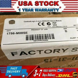 New Sealed AB 1756-M08SE ControlLogix 8 Axis Sercos Servo Module PLC US Free Tax - Picture 1 of 3