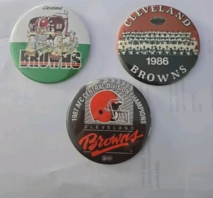 CLEVELAND BROWNS PIN LOT FAST SAFE SHIPPING NFL AFC CHAMPIONS - Picture 1 of 6