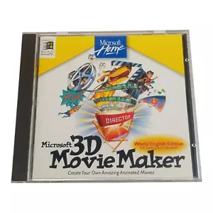 Microsoft 3D Movie Maker – PC – Windows 95 – World English Edition – Vintage - Picture 1 of 4