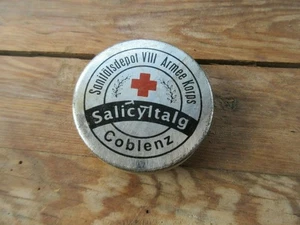 Original WWI Heer Sanitätsdepot VIII Armee Korps Coblenz Salicyltalg Red Cross - Picture 1 of 2