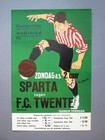 Originales altes Plakat 1974 Ankündigung Sparta Rotterdam - FC Twente Enschede