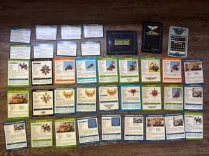 Mission & Data Card Lot Warhammer 40,000 40k 2nd Edition 1990s - R822D - Picture 1 of 9