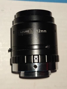 AZURE Photonics 1218M10M 2/3" 12mm F1.8 Iris, C-Mount, Low Distort, 10MP-Rated - Picture 1 of 8