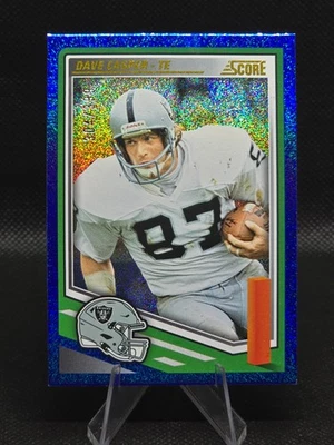 Dave Casper 2025 Score Blue Sparkle /399 SP # Las Vegas Raiders Football Card - Image 1 of 4