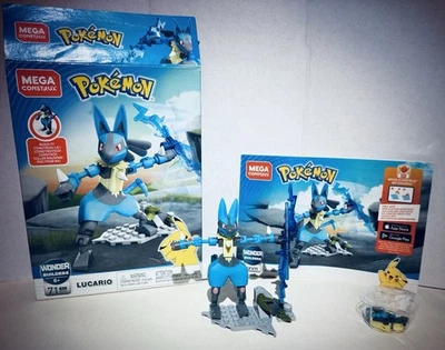 Juego de construcción Pokémon Mega Lucario con figura de personaje Foto 1 de 4