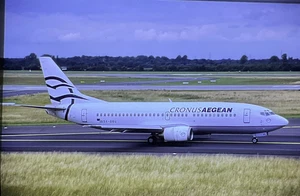 Boeing  737-35 mm Aircraft Colour Slide-Cronus Aegean - SX- BBU - See Note - Picture 1 of 1