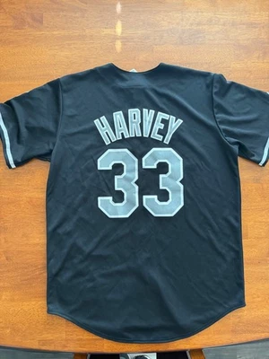 Футболка Мэтта Харви из New York Mets черная величественный размер большая прошитая новая с ценниками! - Изображение 1 из 4