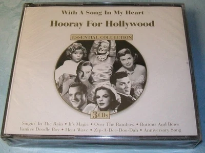 Hooray for Hollywood Essential Collection With a Song in My Heart (3-CD Set) NEW Foto 1 de 4